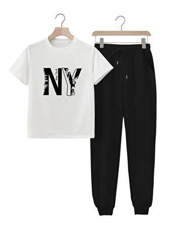 Çocuk NewYork Baskılı Eşofman Takımı