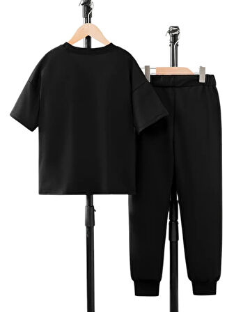 Çocuk Kalp Baskılı Eşofman Takımı