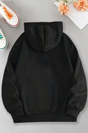 Ramadan Kareem Baskılı Pamuklu Oversize Sweatshirt