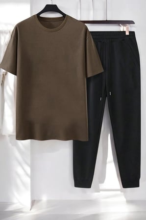 Unisex Los Angles Baskılı 2'li Eşofman Takımı