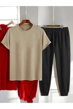 Unisex Los Angles Baskılı 2'li Eşofman Takımı