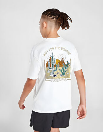 Çocuk Arizona Baskılı Pamuklu Tshirt