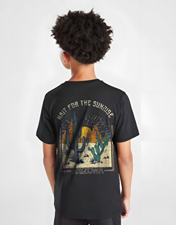 Çocuk Arizona Baskılı Pamuklu Tshirt