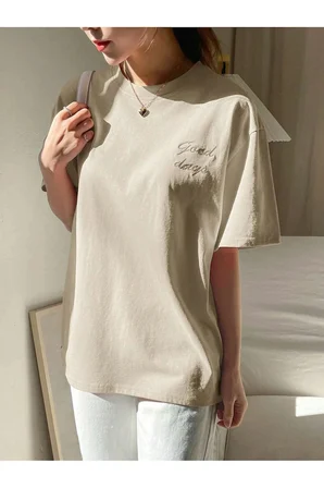 Unisex Good Days Baskılı Tasarım Tshirt