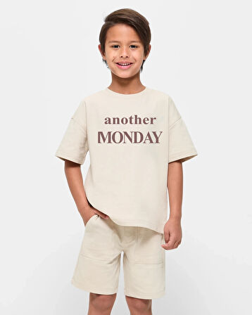 Çocuk Another Mondaybaskılı Pamuklu Tshirt