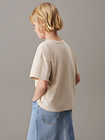 Çocuk Teach Them acbaskılı Pamuklu Tshirt