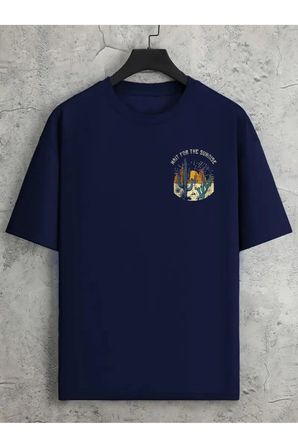 Unisex Arizona Baskılı Oversize Tshirt