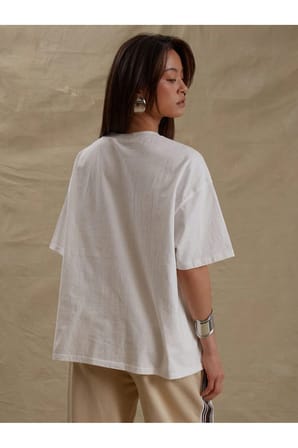 Unisex Kiraz Ağacı Baskılı Tasarım Tshirt