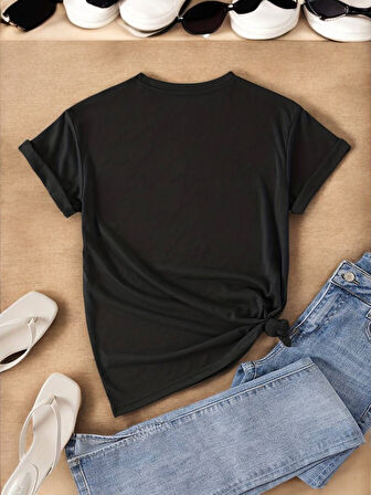 Unisex Brooklyn New York Baskılı Tasarım Tshirt