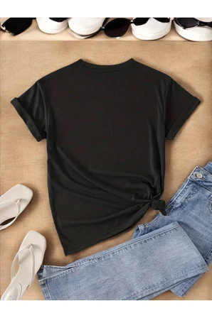 Unisex Brooklyn New York Baskılı Tasarım Tshirt