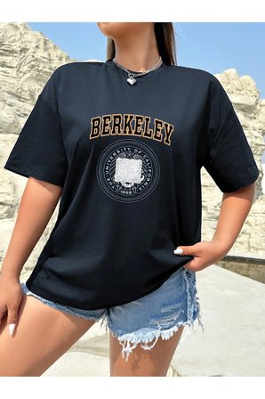 Unisex Berkeley Baskılı T-shirt