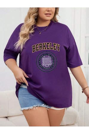 Unisex Berkeley Baskılı T-shirt