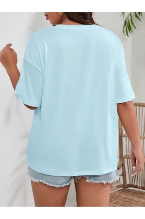 Unisex Paris Baskılı Oversize Tshirt