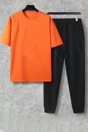 Unisex 2'li Los Angles Baskılı Eşofman Takımı