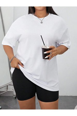 Unisex Yazılı Kalp Baskılı Tasarım Tshirt