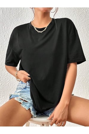 Unisex Yazılı Kalp Baskılı Tasarım Tshirt