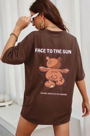Unisex The Sun Tasarım Tshirt