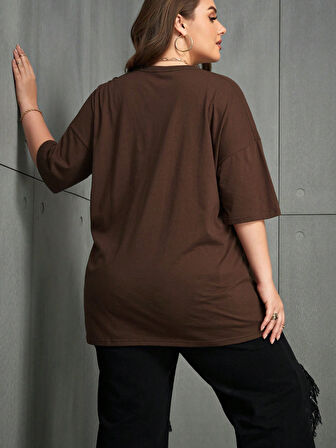 Unisex İmza Baskılı Tasarım Tshirt
