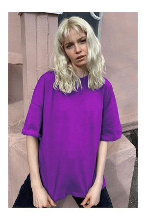 Unisex Van Gogh Baskılı Oversize Tshirt