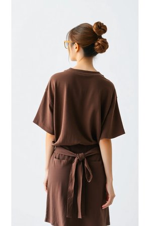 Classical Baskılı Oversize Tshirt