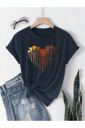 Eriyen Kalpler Baskılı Tasarım Tshirt