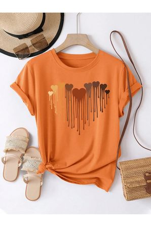 Eriyen Kalpler Baskılı Tasarım Tshirt