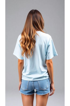 The Future Baskılı Oversize T-shirt