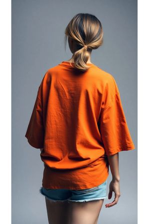 The Future Baskılı Oversize T-shirt