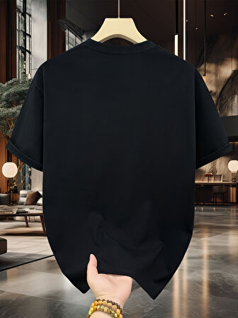Unisex Grafik Ruhu, İmza Tarzı Tasarım Basklı Tshirt