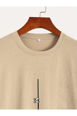 Unisex Mini Astranot Tasarım Basklı Tshirt