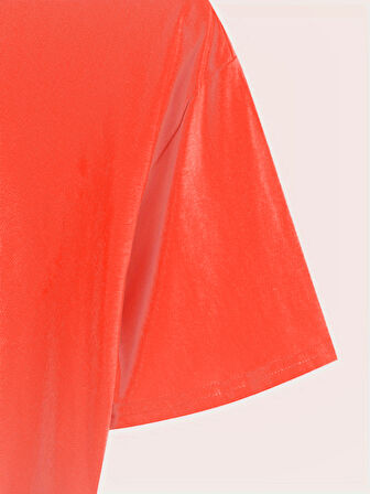 Unisex Mini Astranot Tasarım Basklı Tshirt