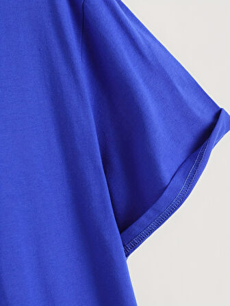 Unisex Mini Astranot Tasarım Basklı Tshirt