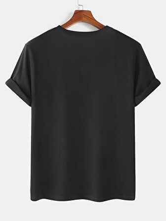 Unisex Mini Astranot Tasarım Basklı Tshirt