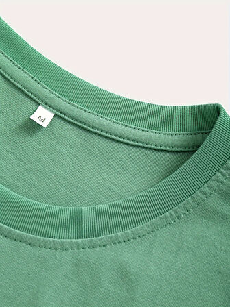 Unisex Mini Astranot Tasarım Basklı Tshirt