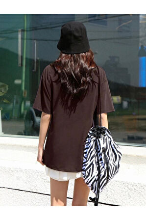 Unisex North Of Nirfang Tasarım Basklı Tshirt