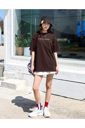 Unisex North Of Nirfang Tasarım Basklı Tshirt