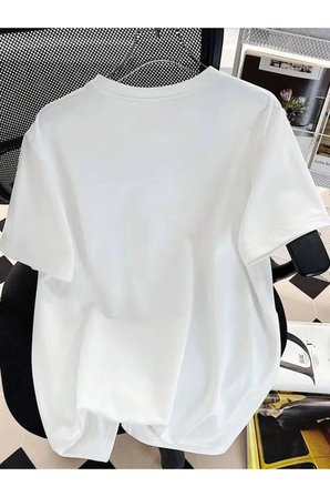 Unisex Happy Cherry Tasarım Basklı Tshirt