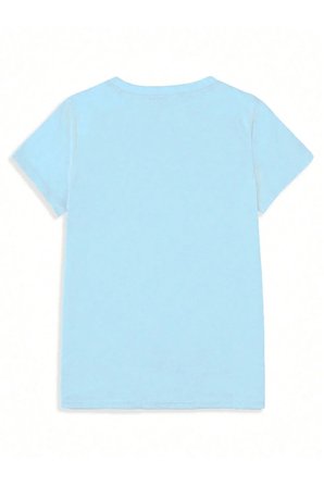 Unisex Sevimli Kedi Patili Kalp Tasarım Basklı Tshirt