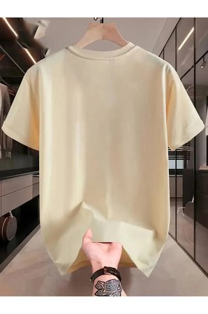 Unisex Güneşli Dağ Tasarım Basklı Tshirt