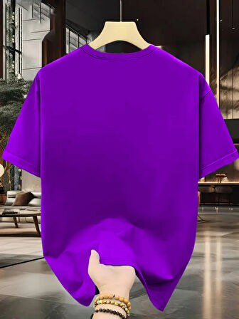 Unisex Güneşli Dağ Tasarım Basklı Tshirt