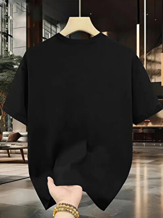 Unisex Güneşli Dağ Tasarım Basklı Tshirt