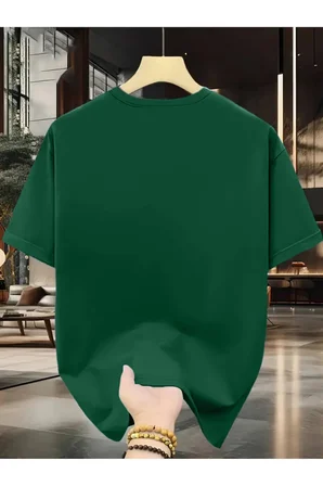 Unisex Güneşli Dağ Tasarım Basklı Tshirt