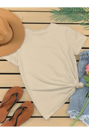 Unisex Üç Kalpli Tasarım Basklı Tshirt