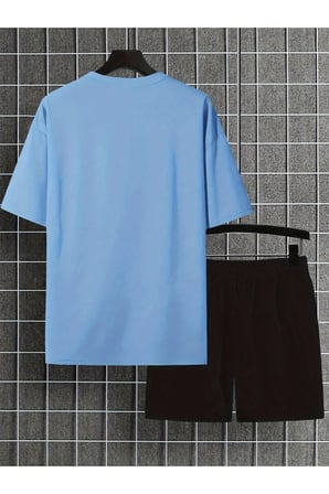 Unisex PAPATYAKELEBEK Tasarım Basklı Tshirt Eşofman Takımı