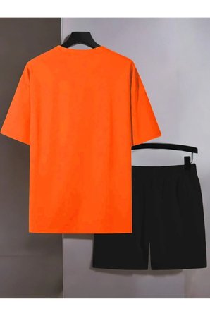 Unisex Ciao Baskılı Tasarım Şort Takım
