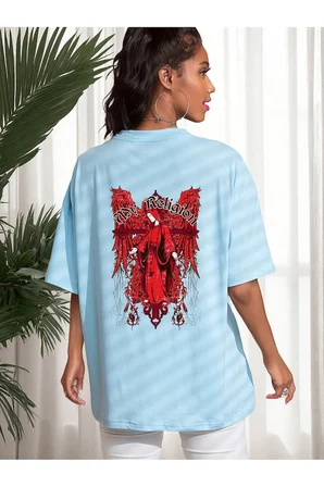 Unisex My Regilion Tasarım Basklı Tshirt