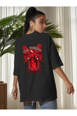 Unisex My Regilion Tasarım Basklı Tshirt