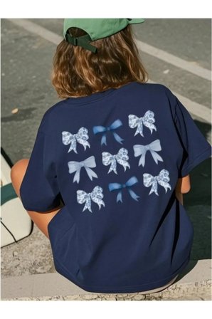 Unisex Kurdeleler Tasarım Basklı Tshirt