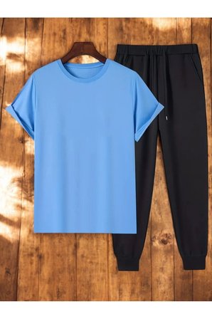 Unisex Outer Banks Tasarım Basklı Tshirt Eşofman Takımı