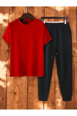 Unisex Outer Banks Tasarım Basklı Tshirt Eşofman Takımı